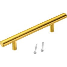 Belirtilmemiş Paslanmaz Metal Mobilya Kulbu, Gold Altın Sarı, Dolap Çekmece Tv Ünitesi Mutfak Için, Stil (