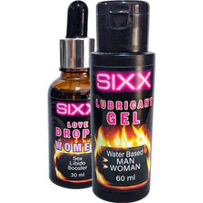Kentex Sıxx Bay ve Bayanlara UYGUNLUBRIKANT60 ml Jel + Kadınlara Özel Cinseldamla