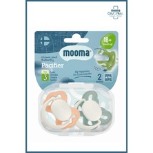 Mooma Naturalfeel™ Premium Doğal Hissiyatlı Ortodontik Ultra Yumuşak Silikon Emzik 18+ Ay 08.06