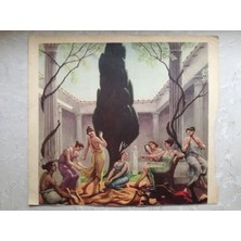 Plakperest 1953 Temmuz/ağustos Ayı Ilüstrasyonlu Italyan Takvim Yaprağı 29X26 cm Boyutlarında