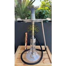 Mr.Eds Mr Eds E24 Big Boss Pro Eco - Çelik Silver & Mr Eds L27 Taycan Nargile Lülesi