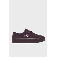 Calvin Klein Deri Karışımlı Logolu Sneaker Ayakkabı HW0HW03088VH2 Bayan Ayakkabı HW0HW03088 Vh2