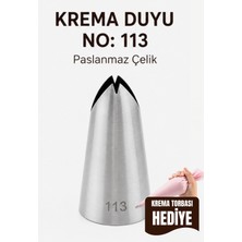 Van Vleck Paslanmaz Çelik Krema Duyu No: 113 - Pasta, Cupcake ve Tatlı Süsleme Ucu