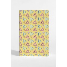 Mikasso 13X21CM Çizgisiz Not Defteri Karton Düz Çizgisiz 36 Yaprak Orta Boy Sarı Not Defteri A5