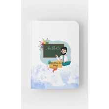 Mikasso Öğretmen Bey - Defter Karton Düz Çizgili 50 Yaprak Orta Boy Çok Renkli Not Defteri A5