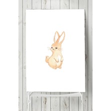 Belirtilmemiş Postermanya (PSTER8724) Tavşan Tasarım Çocuk Odası Poster (80X115CM)