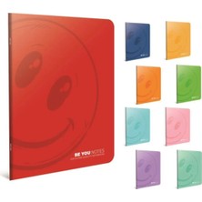 Mikasso A5 Back Tel Dikiş Plastik Kapak Defter 40 Yaprak Çizgili 4989 (12 Li Paket) Karton Düz Çizgili 40 Ya