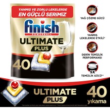 Finish Ultimate Plus Bulaşık Makinesi Deterjanı Tableti 40 Kapsül Limon