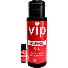 Kentex Vip Eroticmassage Oil / 2 Adet Kadın ve Erkekler Için Erotikmasaj Yağı 60 ml
