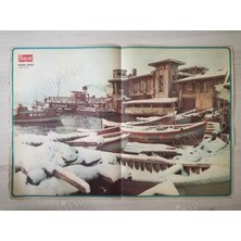 Plakperest Beşiktaş Iskelesi Kış 1970 Ler-Hayat Dergisi Orta Sayfası
