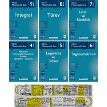 Delta Kültür Yayınevi Integral - Türev - Limit ve Süreklilik - Polinomlar, Iı. Dereceden Denklemler, Parabol, Eşitsizlikler, Sistemler - Logaritma ve Diziler - Trigonometri I-Iı 6 Kitap Set + Özel Cetvel