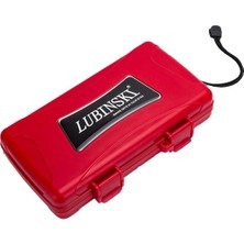 Lubinski Seyahat Puro Kutusu Humidor Kırılmaz Plastik Kırmızı 5's LB-621