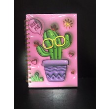 Mikasso 3D-010 A5 Defter Karton Spiralli Çizgili 100 Yaprak Orta Boy Çok Renkli Bloknotlar A5