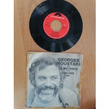 Plakperest Georges Moustakı - Le Meteque 1969 Fransa Basım 45 Lik Plak ( Kapak Yıpranmıştır Açıklmayı Okuyunuz )