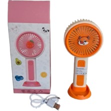 Belirtilmemiş Sevimli Figürlü Telefon Standlı Taşınabilir Mini Fan