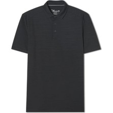 Macade Golf Flight Anthracite Polo Yaka Erkek T-Shirt Antrasit MPS2434912