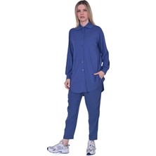 Invee Modal Penye Gömlek 6926 Indigo