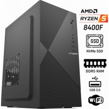 Xaser BUSINESSX120 Ryzen 5 8400F 16GB Ddr5 Ram 1tb  SSD GT610 Ekran Kartı Ofis Bilgisayarı