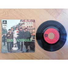 Plakperest The Animals – We’ve Gotta Get Out Of This Place - 1965 Fransa Basım 4 Parçalık Ep 45 Lik Plak