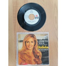 Plakperest Dalıda - Le Lambeth Walk / Remember - 1979 Almanya Basım 45 Lik Plak