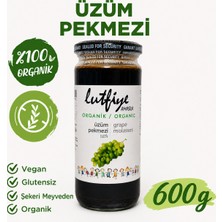 Lutfiye Organik Üzüm Pekmezi 600 G – %100 Üzüm Meyvesinden, Katkı Maddesi Içermez