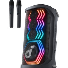 Anker Soundcore Rave 3s 200W, Yapay Zeka Destekli Karaoke Parti Hoparlörü, Siyah - A31A3