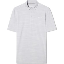 Macade Golf Flight Light Grey Polo Yaka Erkek T-Shirt Gri MPS2534902