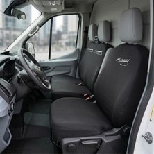 Antwax Ford Transit Siyah Penye Oto Koltuk Kılıfı - Atatürk Imza Baskılı