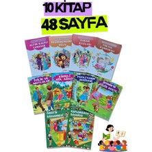 Tandem Yayınları 2. 3. 4. Sınıflar Için Görselli Çocuk Hikaye Öykü Kitapları ( Karma 10 Kitap ) - Her Kitap 48 Sayfa
