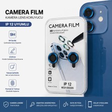 Epro Iphone 12 Kamera Lens Koruyucu Mavi