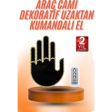 Kumandalı El LED Araba Içi 4 Farklı Mod El Orta Parmak LED