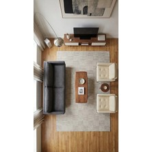 Halı Special Epica Sisal Kilim-Krem/bej-Dekoratif-Salon,oturma Odası,koridor-Halı–robot Süpürge-Özel Ölçü-Modern