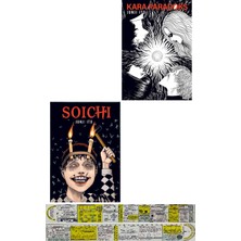 Kayıp Kıta Yayınları Soichi - Kara Paradoks Bez Ciltli Manga Seti Junji Ito (Manga Ayracı ve Özel Cetvel Hediyeli)