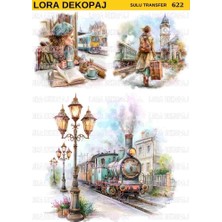 Lora Dekopaj Sulu Transfer Kağıdı - 622 25X35 cm