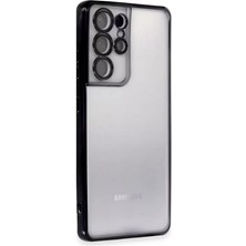Aydogan's Ayd Samsung Galaxy S21 Ultra Kılıf Razer Lensli Silikon - Siyah