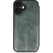 Aydogan's Ayd Iphone 16 Plus Kılıf Flip Cover - Koyu Yeşil
