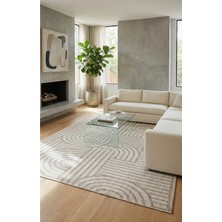 Halı Special Epica Sisal Kilim-Krem/gri-Dekoratif-Salon,oturma Odası,koridor-Halı–robot Süpürge-Özel Ölçü-Modern