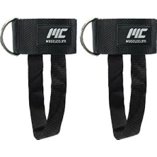 Musclecloth Padded Ankle Cuff Taban Destekli 2'li Paket Siyah