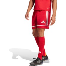 Adidas SQUA25 Sho M Erkek Futbol Şortu JN5466 Kırmızı