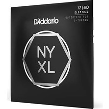 Esranın Dünyası Elektro Gitar Telleri | Gitar Teli Elektro Gitar | Premium Telleri Elektro Gitar | En Popüler Tel Markası | NYXL1260 | "new York" Çelik | Ekstra Ağır (12-60) | C-Tuning