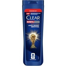 Esranın Dünyası Clear Men Erkek Şampuan Cool Sport Menthol Kepeğe Karşı Etkili 600 ml