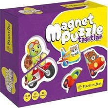 Esranın Dünyası 12-36 Ay Ilk Magnet Puzzle Taşıtlar Aktivite Kitabı, 978-625-7632-74-4