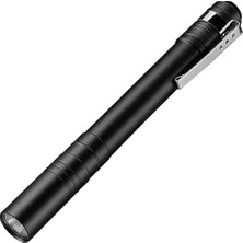 MarkEntegra Telvesse 3 Mod Şarjlı LED M Tipi El Feneri Zoomlu Flaşörlü Polis Feneri 5 Watt Beyaz Işık 300 Lümen