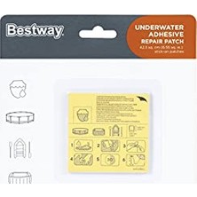 Esranın Dünyası Bestway Su Geçirmez, Kendinden Yapışkanlı Onarım Yamaları, 6,5 x 6,5 Cm, 10 Adet