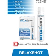 Dailyshot RelaxShot Valerian, 5-HTP, Passiflora, Magnezyum ve B6 Vitamini İçeren Gıda Takviyesi – 7 Shot