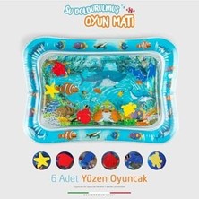 Esranın Dünyası Şişirilebilen Su Aktivite ve Oyun Matı Mavi