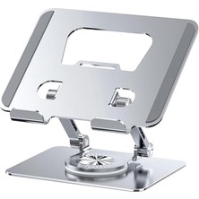 Esranın Dünyası Notebook ve Laptop Uyumlu 360 Derece Dönen Stand, Ayarlanabilir Laptop Tutucu, Sağlam Tabanlı, Yüksekliği Ayarlanabilir Tutucu, Notebook Stant 747