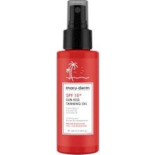 MarkEntegra Maru.derm Spf 15+ Bronzlaştırıcı Güneş Yağı 100 ml