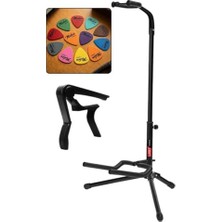 Esranın Dünyası GTR-01C Gitar Standı Sehpası + Capo + Pena Paketi