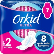 Esranın Dünyası Orkid Ultra Hijyenik Ped Uzun (Boy 2) 7 Adet Ped